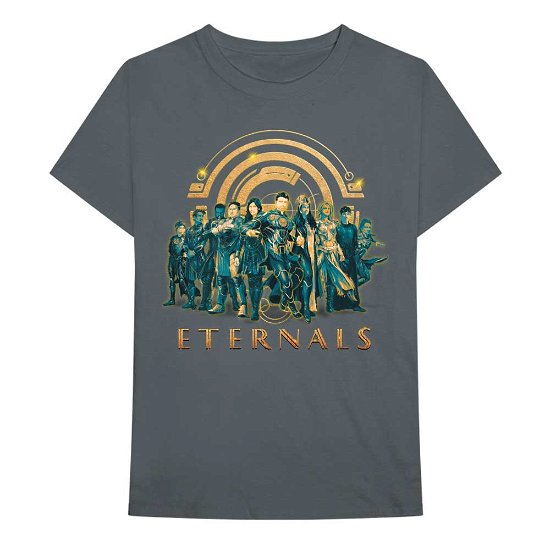 Marvel Comics Unisex T-Shirt: Eternals Heroes - Marvel Comics - Produtos -  - 5056561010762 - 