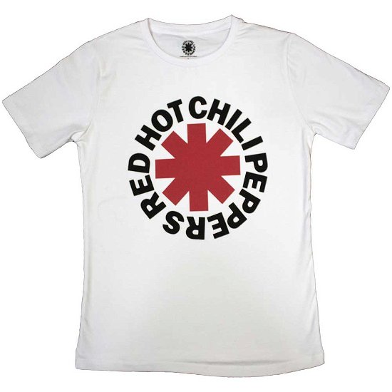 Red Hot Chili Peppers Ladies T-Shirt: Classic Asterisk - Red Hot Chili Peppers - Produtos -  - 5056737215762 - 