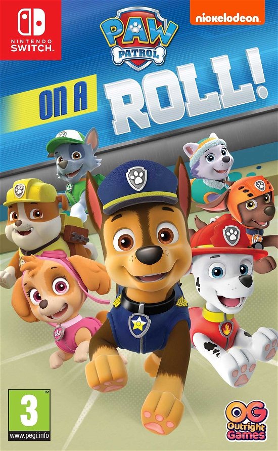 Cover for Paw Patrol · Paw Patrol: On A Roll (SWITCH) (2018)