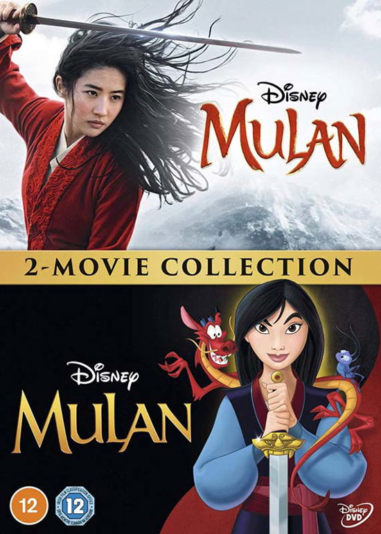 Mulan (Animated) / Mulan (Live Action) - Mulan: Live Action and Animation - 2 Movie Collection - Elokuva - Walt Disney - 8717418575762 - tiistai 10. marraskuuta 2020