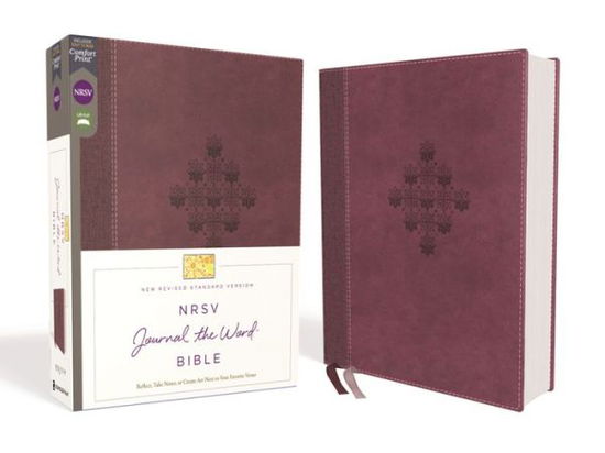 Cover for Zondervan · NRSV, Journal the Word Bible, Leathersoft, Burgundy, Comfort Print: Reflect, Journal, or Create Art Next to Your Favorite Verses (Leather Book) (2020)