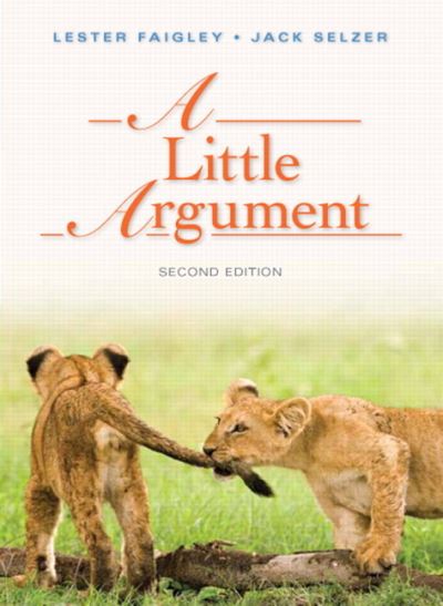 Cover for Lester Faigley · Little Argument, A (Paperback Book) (2013)