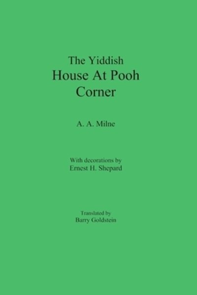 Cover for A. A. Milne · The Yiddish House At Pooh Corner (Paperback Book) (2019)