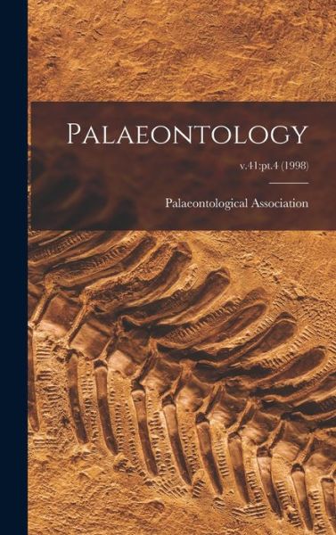 Cover for Palaeontological Association · Palaeontology; v.41 (Hardcover Book) (2021)