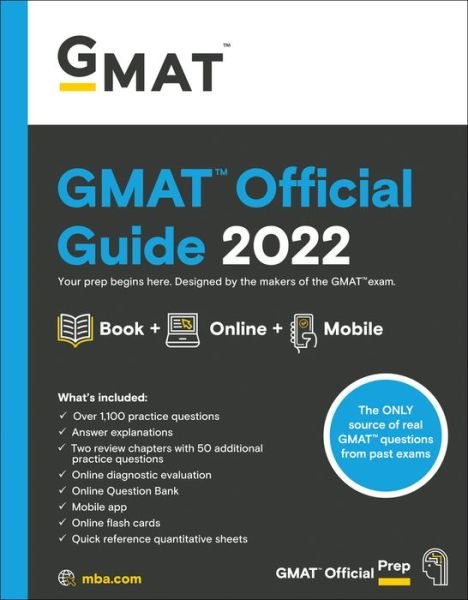 Cover for GMAC (Graduate Management Admission Council) · GMAT Official Guide 2022: Book + Online Question Bank (Paperback Bog) (2021)