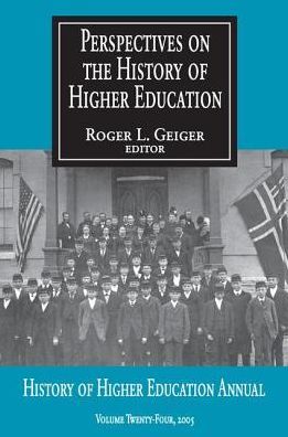 Cover for Roger L. Geiger · Perspectives on the History of Higher Education: Volume 24, 2005 (Hardcover Book) (2017)