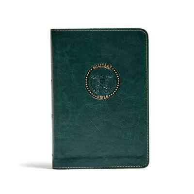 CSB Military Bible, Green LeatherTouch - CSB Bibles by Holman CSB Bibles by Holman - Books - Cengage Learning, Inc - 9781433651762 - July 1, 2017