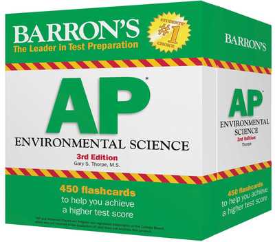 Cover for Gary S. Thorpe · AP Environmental Science Flash Cards - Barron's Test Prep (Lernkarteikarten) [Third edition] (2019)