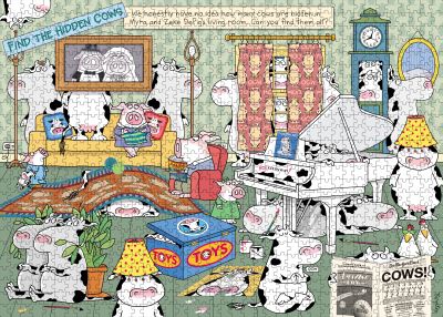 Cover for Sandra Boynton · Sandra Boynton: Hidden Cows 1,000-Piece Puzzle - Workman Puzzles (SPIL) (2021)