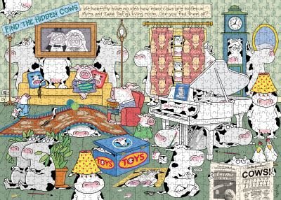 Cover for Sandra Boynton · Sandra Boynton: Hidden Cows 1,000-Piece Puzzle - Workman Puzzles (GAME) (2021)