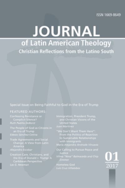 Cover for Lindy Scott · Journal of Latin American Theology, Volume 12, Number 1 (Book) (2017)