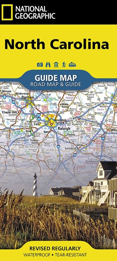 Cover for National Geographic Maps · North Carolina (Kort) [2023rd edition] (2018)