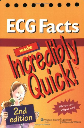 Cover for Springhouse · ECG Facts Made Incredibly Quick! - Incredibly Easy! Series® (Spiral Book) (2009)