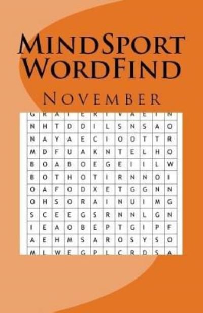Cover for Rhys Cullen · Mindsport Wordfind November (Pocketbok) (2018)