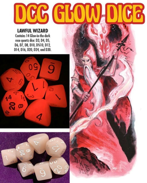 DCC Glow Dice - Lawful Wizard - Harley Stroh - Books - Goodman Games - 9781950783762 - May 14, 2024