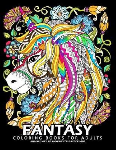 Cover for Balloon Publishing · Fantasy Coloring Books for Adults (Paperback Book) (2018)