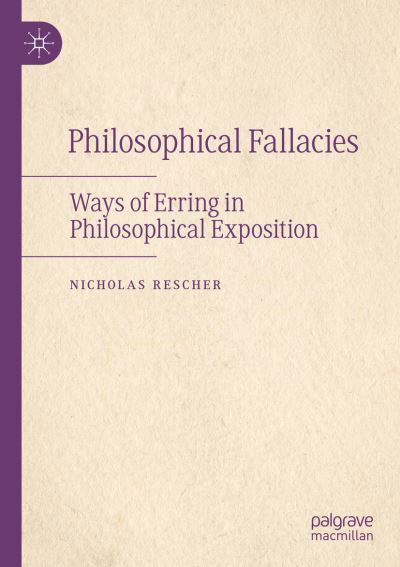 Cover for Nicholas Rescher · Philosophical Fallacies: Ways of Erring in Philosophical Exposition (Paperback Book) [2022 edition] (2023)