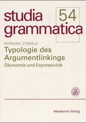 Typologie d.Argumentlink. - B. Stiebels - Livros - De Gruyter - 9783050036762 - 25 de setembro de 2002