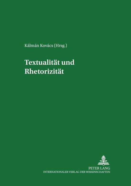 Cover for Textualitaet und Rhetorizitaet (Pocketbok) (2003)