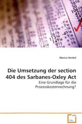 Cover for Henkel · Die Umsetzung der section 404 de (Book)