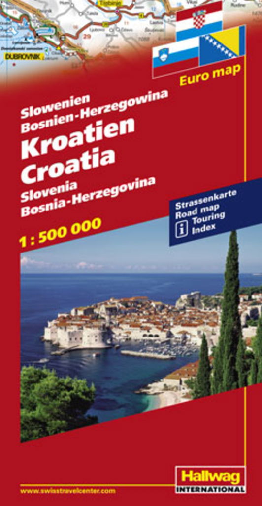 Cover for Hallwag · Croatia / Slovenia / Bosnia-Herzegovina (Book) (2001)