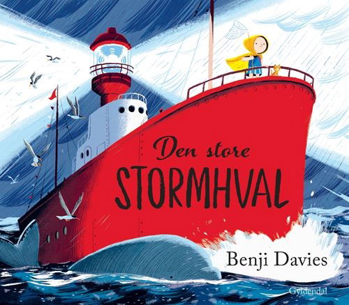 Cover for Benji Davies · Benji Davies: Den store stormhval (Bound Book) [1e uitgave] (2023)