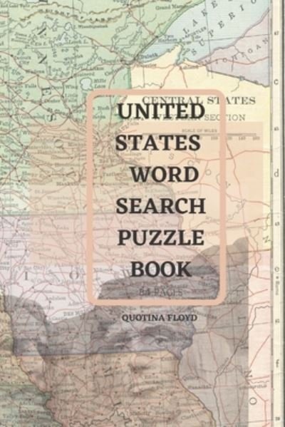 Cover for Quotina Floyd · United States Word Search Puzzle Book (Pocketbok) (2020)