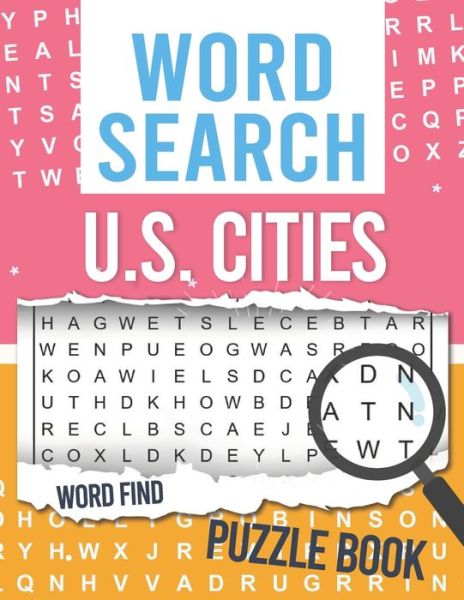 Cover for Youness Elgaddari · Word Search U.S. Cities (Paperback Book) (2021)