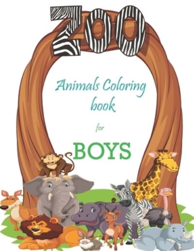 Cover for Mohamed Coloring Book · Animal Coloring book for boys: Journal, activity Notebook for beautiful kids, animal coloring book for kids, Notebook, Cute gift for kids,11&quot; x 8.5&quot; inch and 25 pages for coloring animals, kids 3-10 years old, boys and girls coloring books (Paperback Book) (2021)