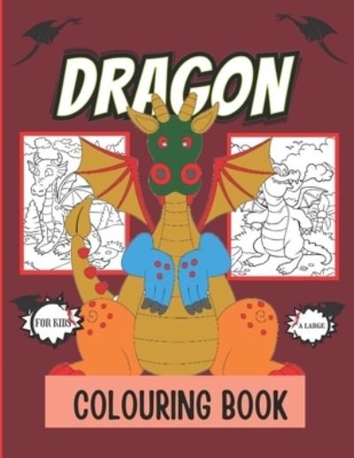 Cover for Folding Thoughts · Dragon Colouring Book (Pocketbok) (2021)