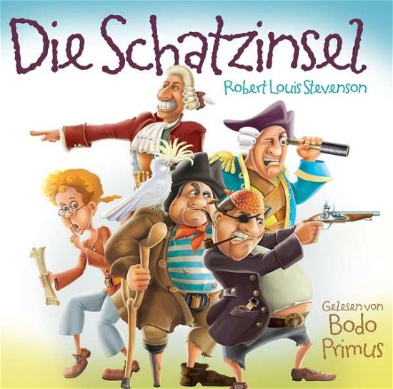 Cover for Gelesen Von Bodo Primus · Die Schatzinsel Von Robert Louis Stevenson (CD) (2017)