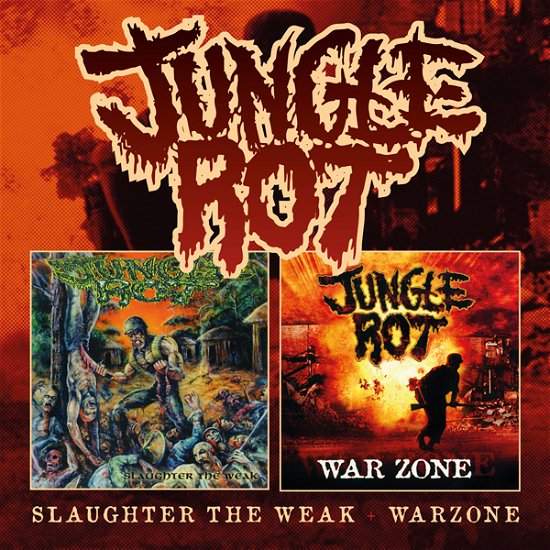 Cover for Jungle Rot · Slaughter The Weak / Warzone (CD) [Reissue edition] (2021)