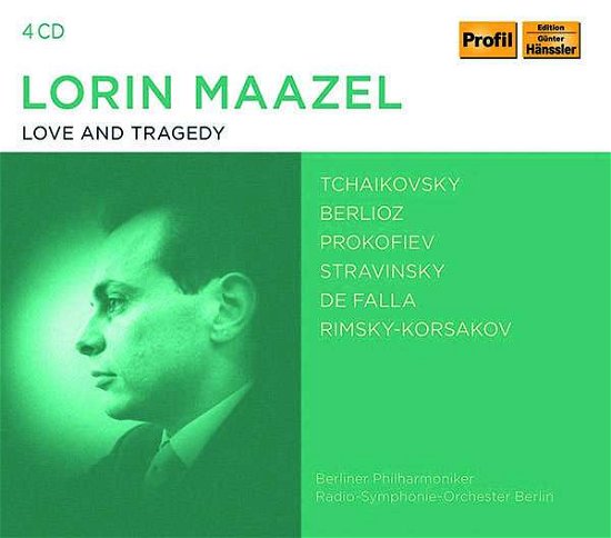 Cover for Berlioz / Berliner Philharmoniker · Lorin Maazel: Love And Tragedy (CD) (2019)