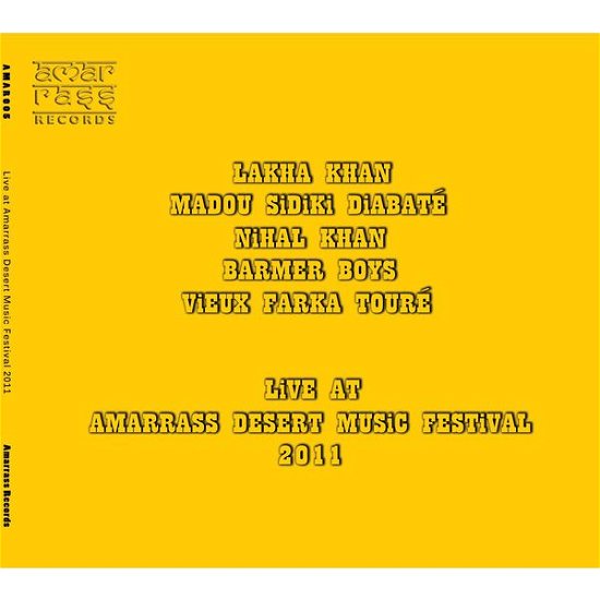 Cover for Live At Amarrass Desert Music Festival 2011 (CD) (2013)