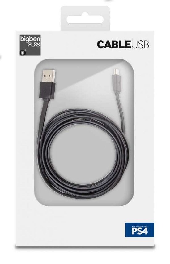 Charging Usb Cable PS4 (BigBen) - Bigben - Spill - Big Ben - 3499550320763 - 30. november 2013