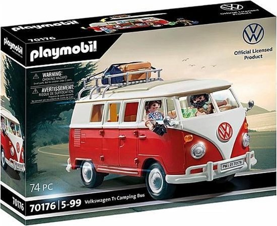 Cover for Playmobil · Playmobil 70176 Vw T1 Campingbus (Leketøy)