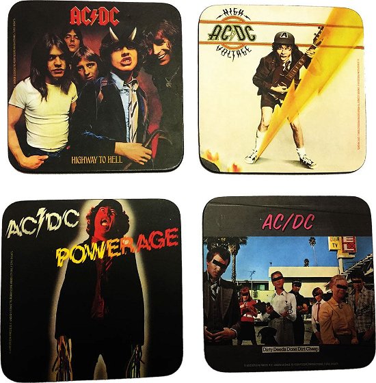 Cover for AC/DC · 4 Set Coasters (MERCH) (2021)