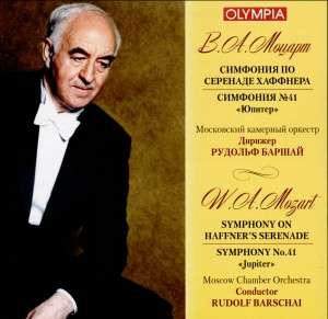 Cover for Moscow Chamber Orchestra · Symphony on Haffner's Serenade, Symphony (CD)