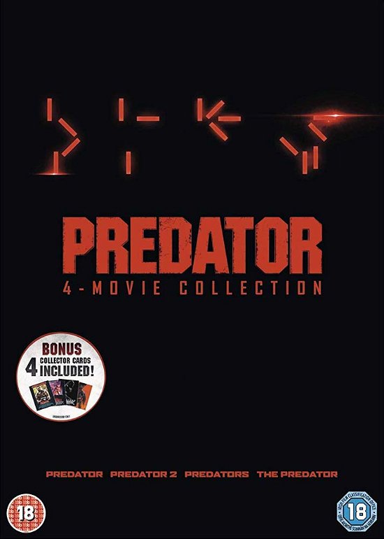Cover for Predator Quadrilogy · Predator 1 to 4 (DVD) (2019)