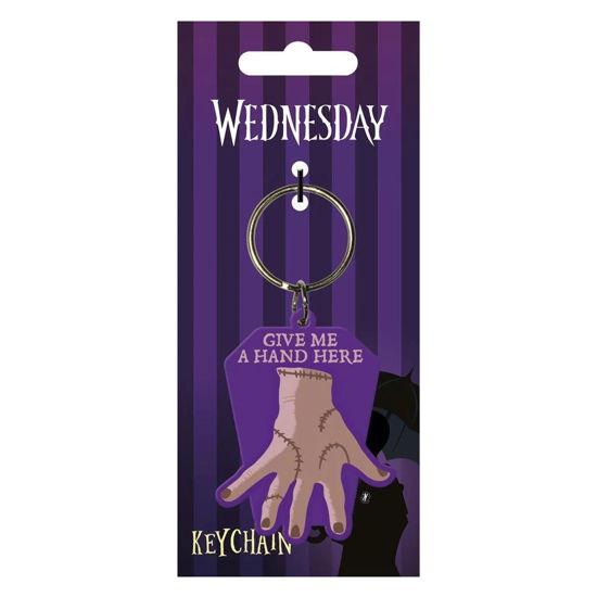 Cover for Wednesday · Wednesday (Give Me A Hand) Rubber Keychain (MERCH) (2023)