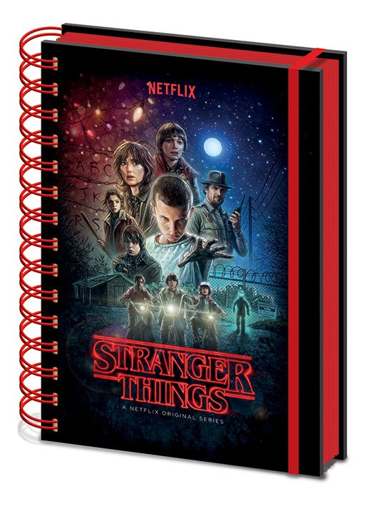 Cover for A5 Notebooks · Stranger Things (One Sheet) A5 Metallic Notebook (Taschenbuch) (2023)