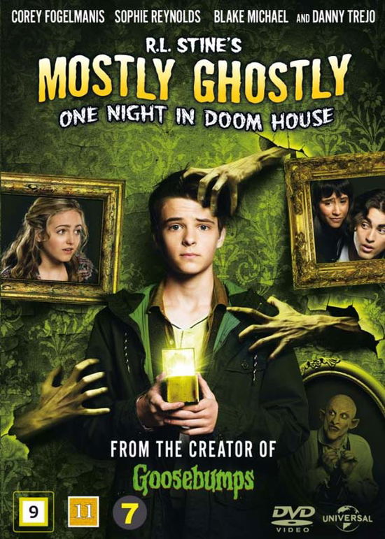 R.L. Stine's Mostly Ghostly - One Night In Doom House - Corey Fogelmanis / Sophie Reynolds / Blake Michael / Danny Trejo - Películas -  - 5053083086763 - 27 de octubre de 2016