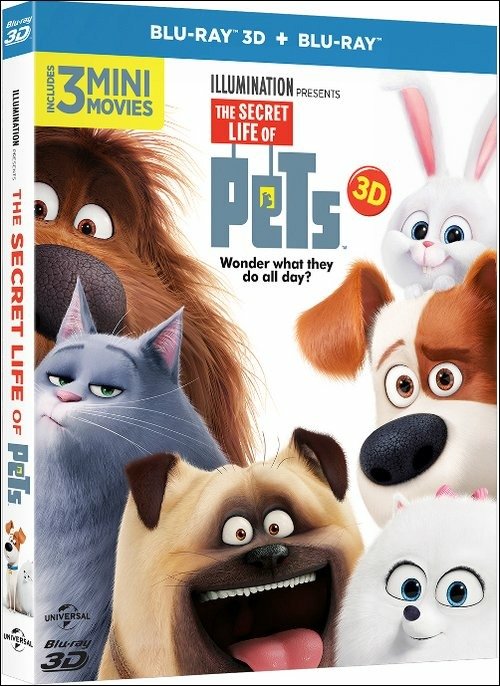 Cover for Pets · Vita Da Animali (3D) (Blu-Ray 3D+Blu-Ray) (Blu-ray)
