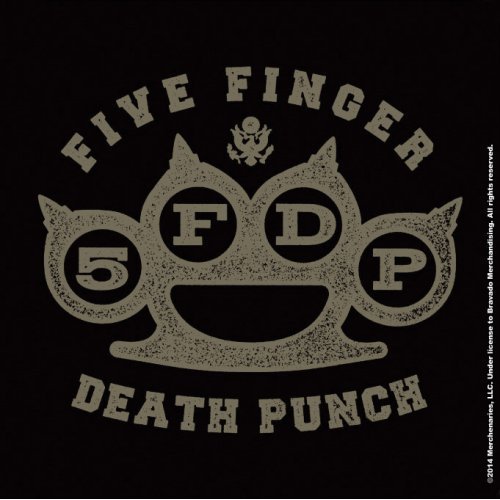 Five Finger Death Punch Single Cork Coaster: Brass Knuckle - Five Finger Death Punch - Merchandise - Unlicensed - 5055295379763 - November 18, 2016