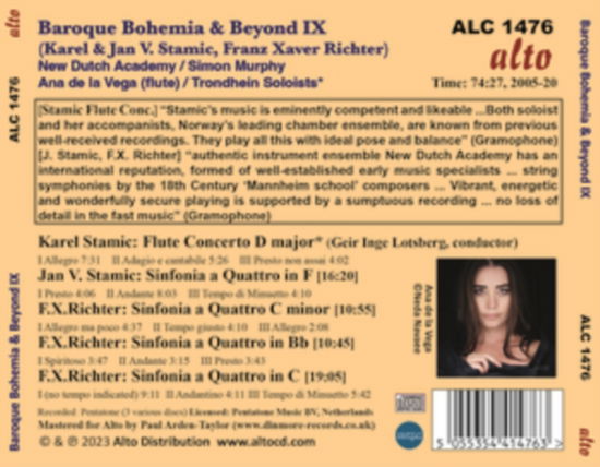 Baroque Bohemia & Beyond: Ix - Ana De La Vega - Musik - ALTO - 5055354414763 - 1. marts 2023