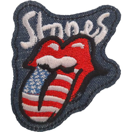 The Rolling Stones Standard Woven Patch: Filter Flag Tongue - The Rolling Stones - Koopwaar -  - 5056561000763 - 