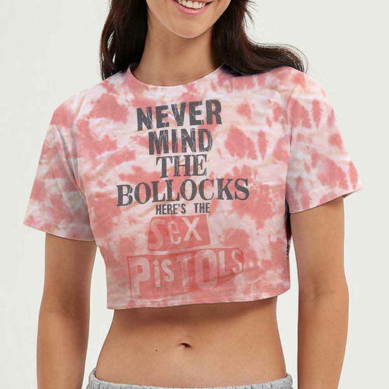 The Sex Pistols Ladies Crop Top: Never Mind the Bollocks (Wash Collection) - Sex Pistols - The - Koopwaar -  - 5056561013763 - 