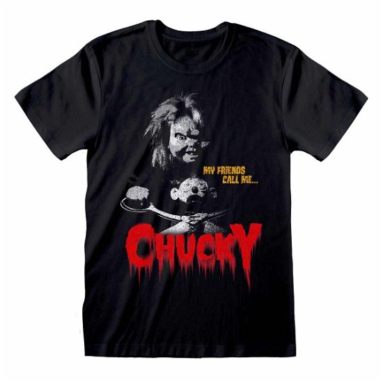Cover for Chucky · Chucky Die Mörderpuppe T-Shirt My friends Call Me (Legetøj) (2023)