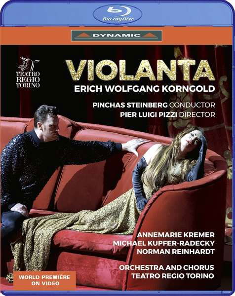 Cover for E.W. Korngold · Violanta (Blu-Ray) (2020)