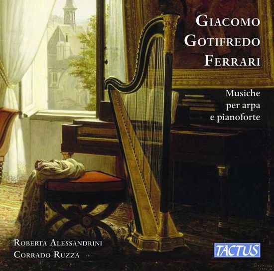 Cover for Alessandrini / Ruzza · Giacomo Gotifredo Ferrari: Music For Harp And Piano (CD) (2021)